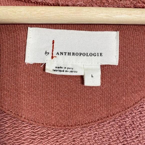 Anthropologie Lila Tiered Cardigan Women's Large Long Sleeve Open Front Pockets - Picture 9 of 16